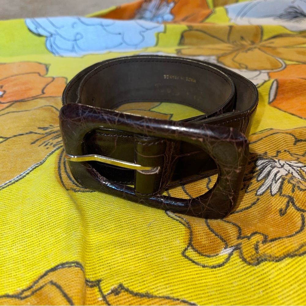 Carlos Falchi Belt Leather